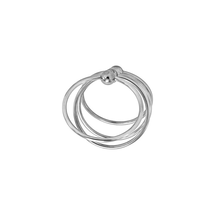 Torc, cockring métal 4 anneaux diamètre 4,5cm
