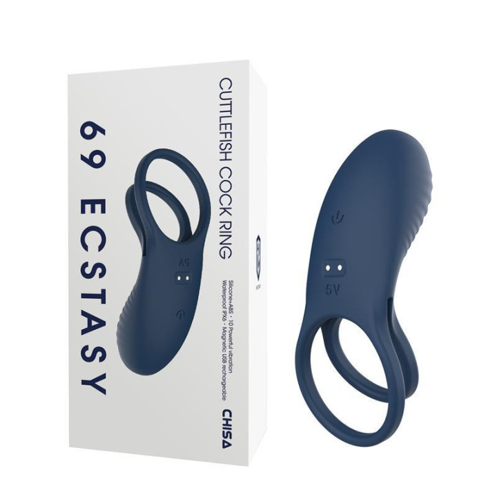 Cuttlefish Anneau pour le Pénis avec Vibrations