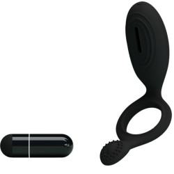 Pretty Love Anillo Vibrador Ethel Color Negro