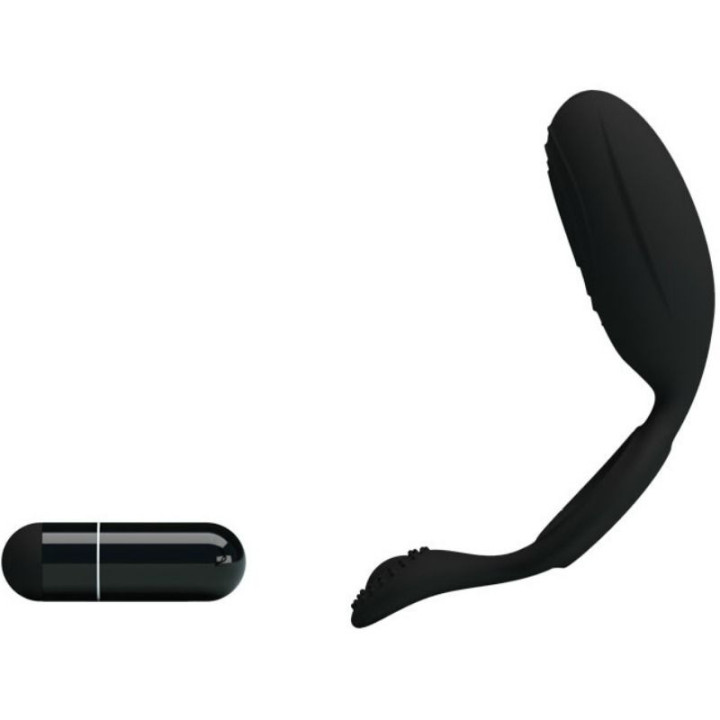 Pretty Love Anillo Vibrador Ethel Color Negro