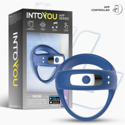 Rank Anillo Vibrador con App Azul