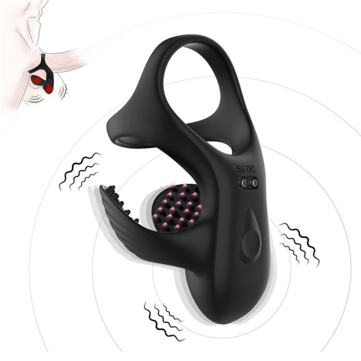 Anneau Vibrant pour le Pénis et les Testicules