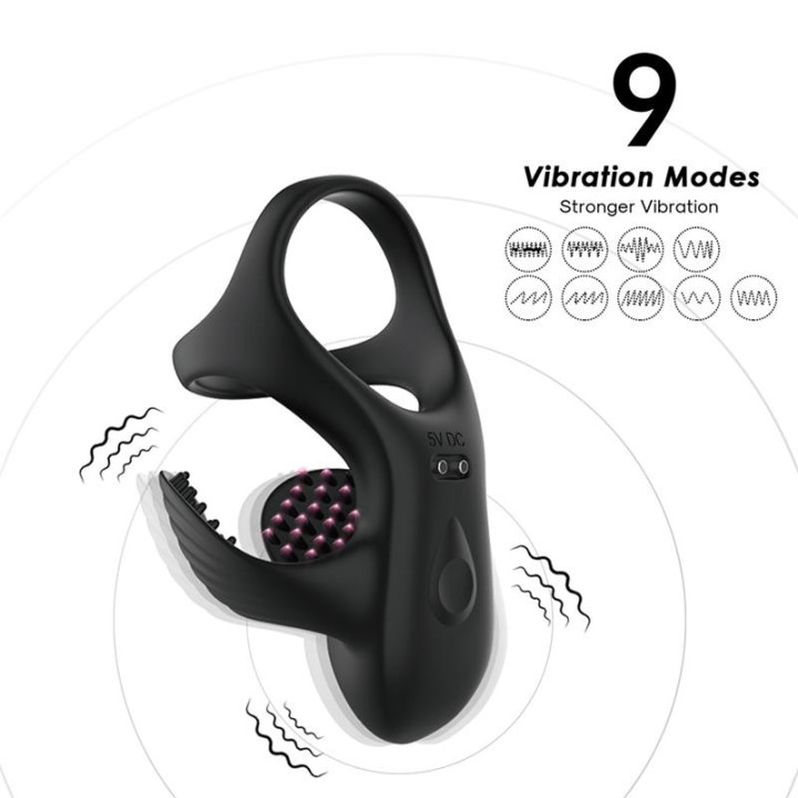 Anneau Vibrant pour le Pénis et les Testicules