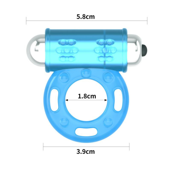 Anneau Vibrant Lumino Play Lumière Bleue