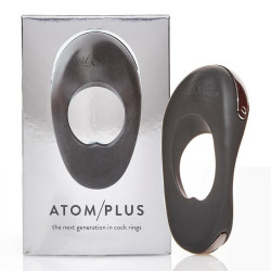 Anneau Vibrant Atom Plus Stimulation Périnéale Noir