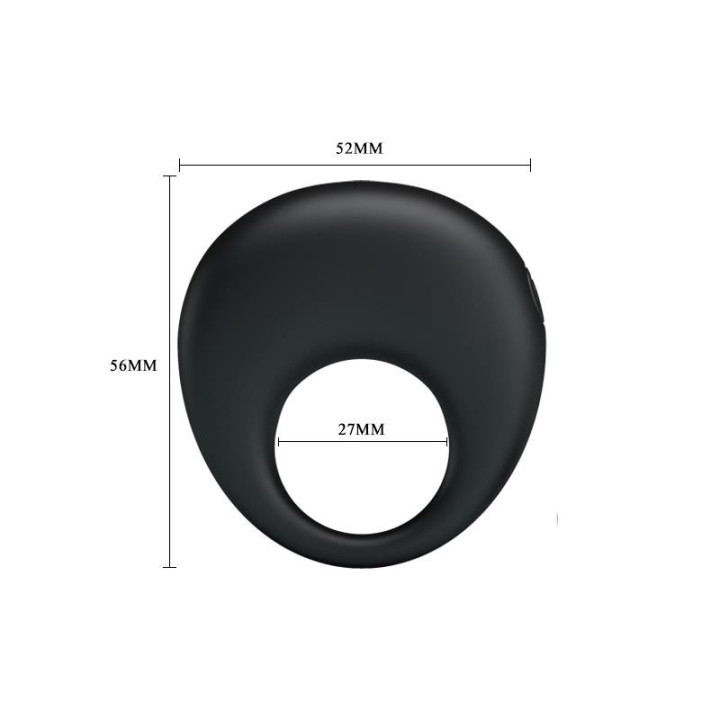 Trap, cockring vibrant en silicone