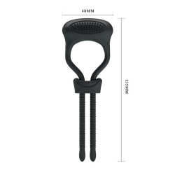 Pretty Love Anneau Vibrant Curitis Couleur Noir