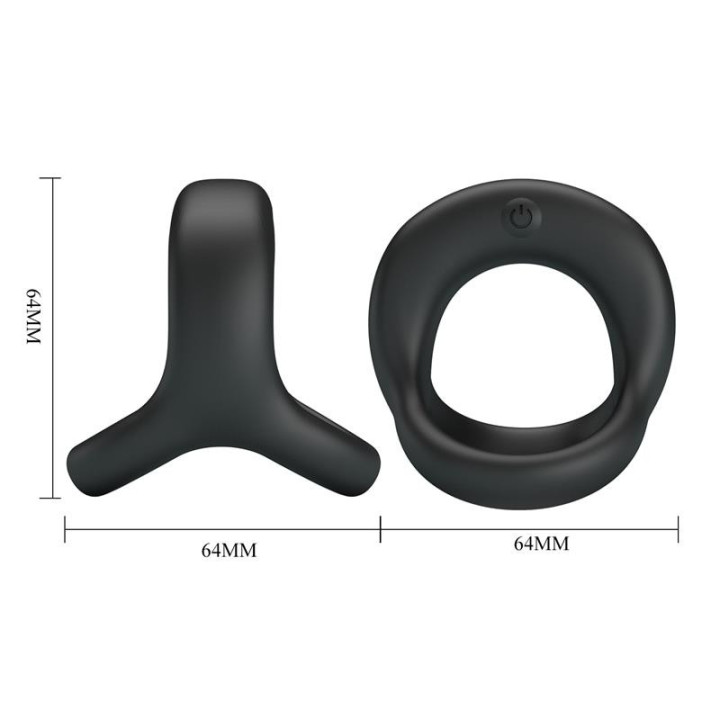 Pretty Love Elliott double cockring vibrant