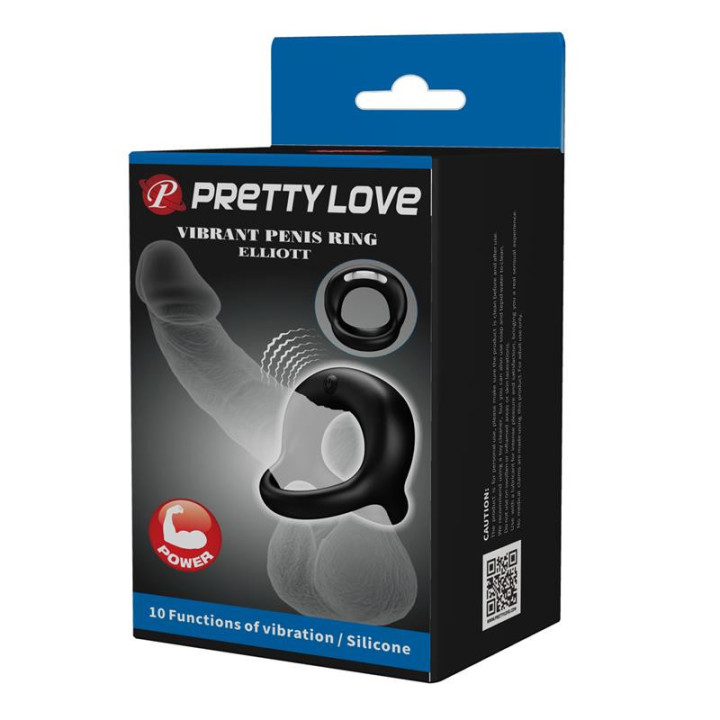 Pretty Love Elliott double cockring vibrant