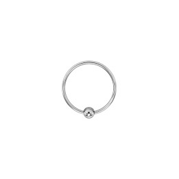 Single Torc, anneau de gland avec boule en métal 3,5cm