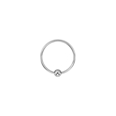 Single Torc, anneau de gland avec boule en métal 3,5cm