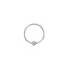 Single Torc, anneau de gland avec boule en métal 3,5cm