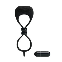 Pretty Love Anneau Vibrant Locker Couleur Noir