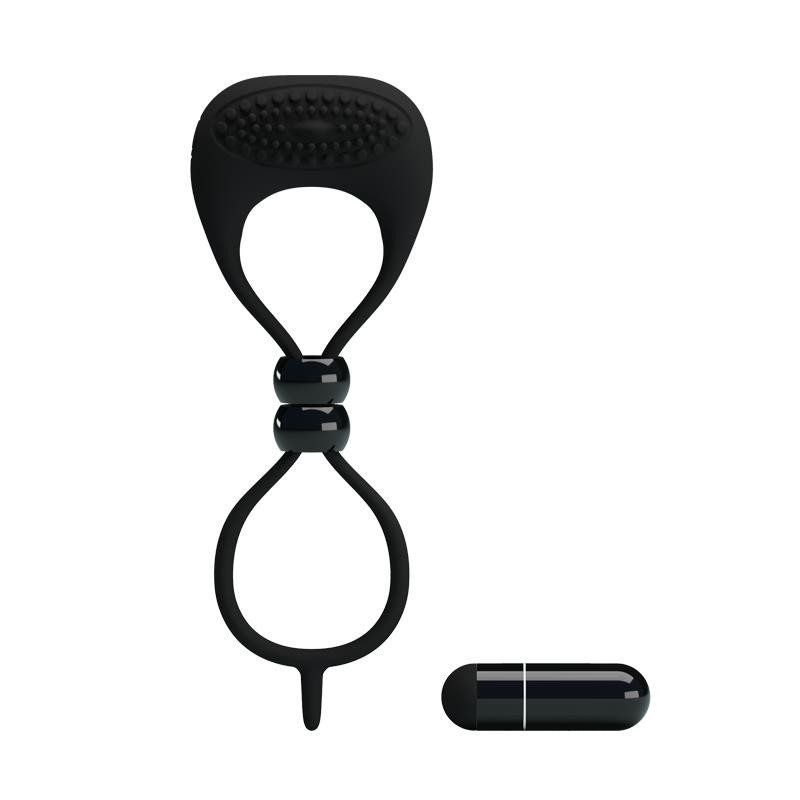 Pretty Love Anneau Vibrant Locker Couleur Noir