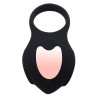 Darkblack Anneau Vibrant avec Led Contrôle à Distance USB Silicone