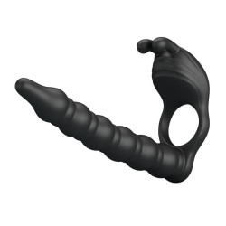 Cockring vibrant et stimulateur couple