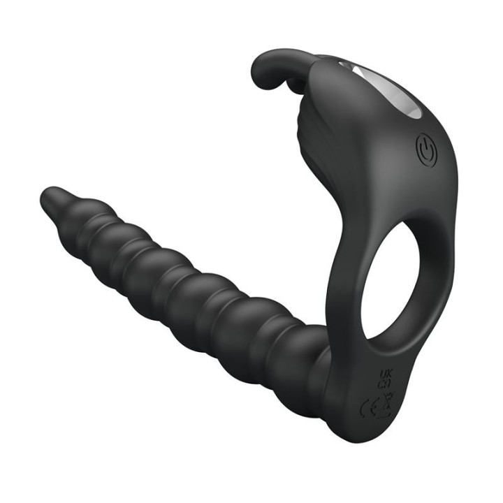 Cockring vibrant et stimulateur couple