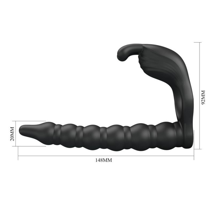Cockring vibrant et stimulateur couple