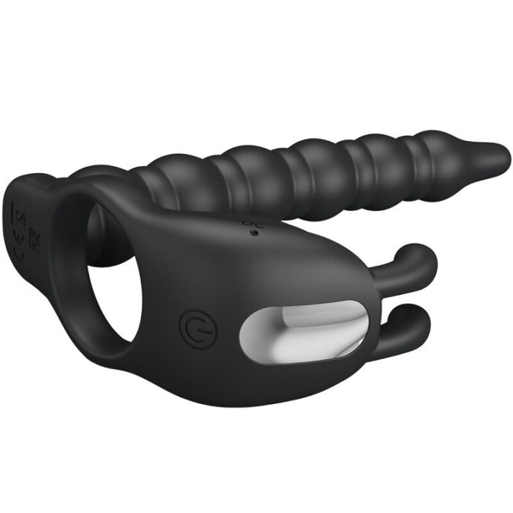 Cockring vibrant et stimulateur couple