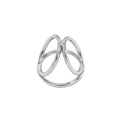 Triple Ring, cockring métal 3 anneaux 4,5/3,2/3,7cm