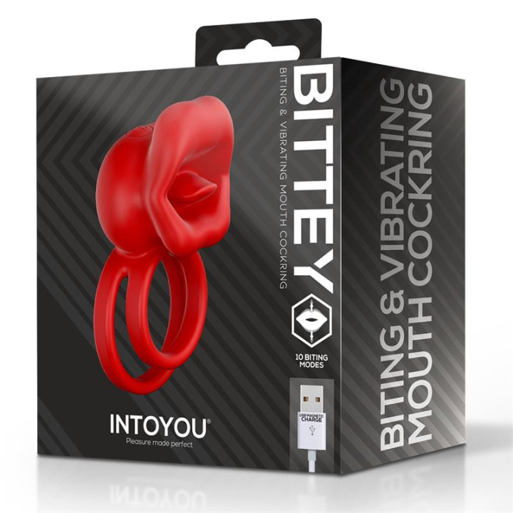 Bittey Anneau Vibrant avec Mordillage