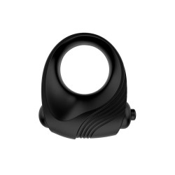 Romeri Anneau + Balle Vibrante Silicone Noir