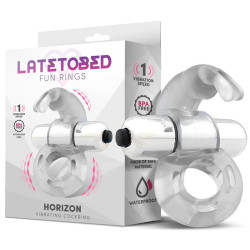 Horizon Anneau Vibrant avec Lapin Transparent
