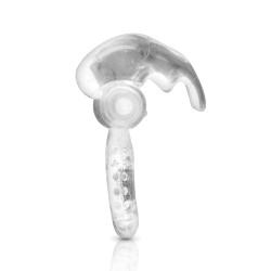Glamy Ring Vib, cokring vibrant avec lapin stimilateur de clitoris
