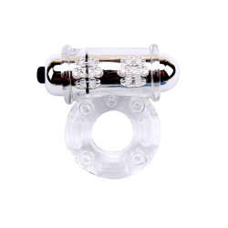 Anneau Vibrant pour le Pénis Bull Ring Transparent