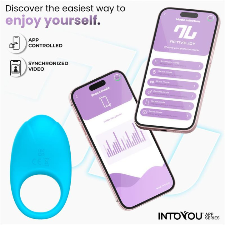 Ringo Anneau Vibrant avec APP Unibody Bleu