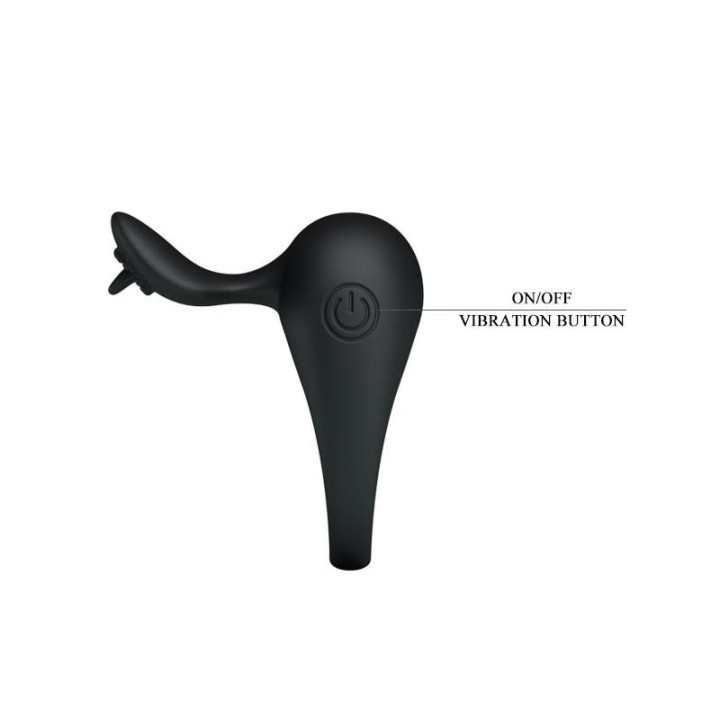 Stimulating Tonguo, cockring vibrant avec stimulateur de clitoris