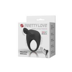 Stimulating Tonguo, cockring vibrant avec stimulateur de clitoris