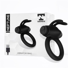 Neptune Anneau Vibrant Silicona Rechargeable USB