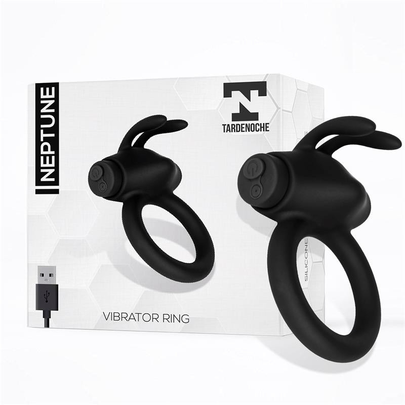 Neptune Anneau Vibrant Silicona Rechargeable USB