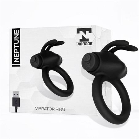 Neptune Anneau Vibrant Silicona Rechargeable USB