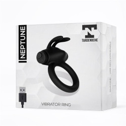 Neptune Anneau Vibrant Silicona Rechargeable USB