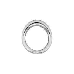 Yoke, cockring métal forme ergonomique diamètre 4,4cm