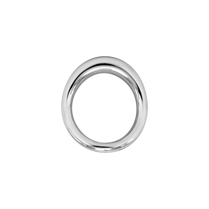 Yoke, cockring métal forme ergonomique diamètre 4,4cm