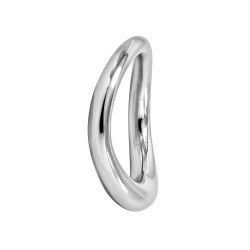 Yoke, cockring métal forme ergonomique diamètre 4,4cm
