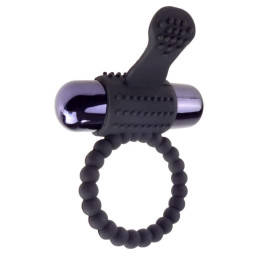 Fantasy C-Ringz Super Anneau Vibrant en Silicone Noir