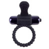 Fantasy C-Ringz Super Anneau Vibrant en Silicone Noir