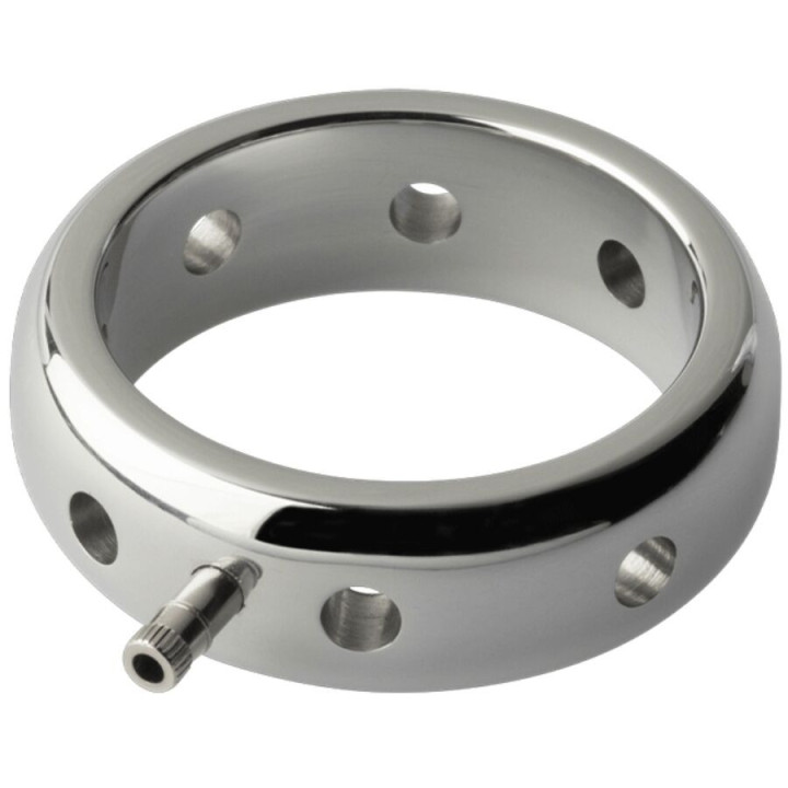 ELECTRASTIM - ANNEAU PÉNIS ÉLECTROMAGNÉTIQUE PRESTIGE EN MÉTAL 50 MM