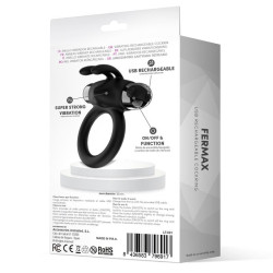 Fermax Anneau Vibrant avec Lapin USB Silicone Noir