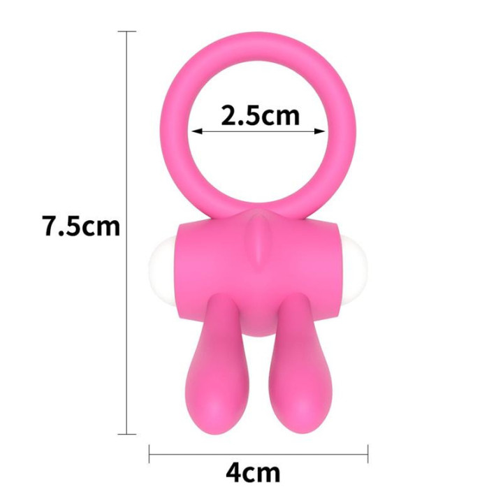 Anneau Vibrant Power Clit Rose