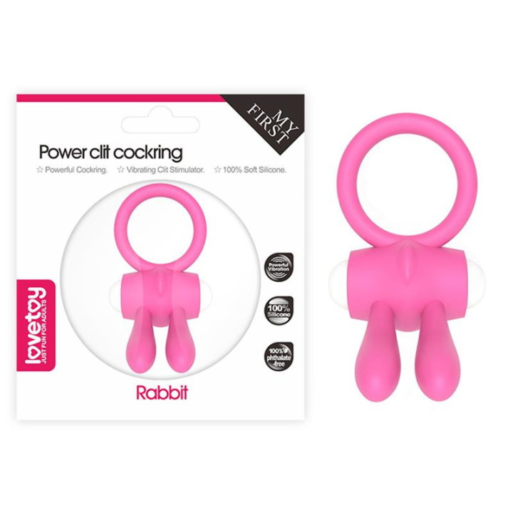 Anneau Vibrant Power Clit Rose