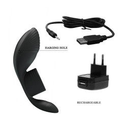 Anneau Pénien Vibrant USB Silicone