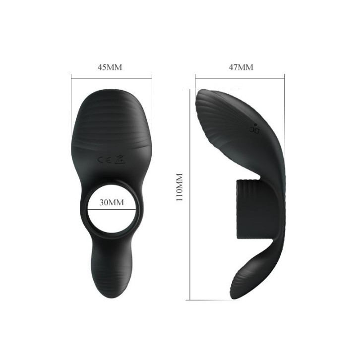 Anneau Pénien Vibrant USB Silicone