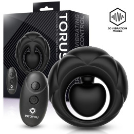 Torus Anneau Vibrant avec Boule Clitoridienne et Télécommande USB