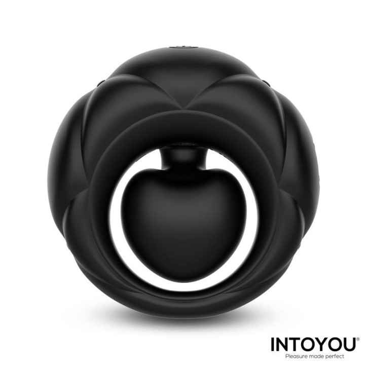 Torus Anneau Vibrant avec Boule Clitoridienne et Télécommande USB