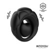 Torus Anneau Vibrant avec Boule Clitoridienne et Télécommande USB